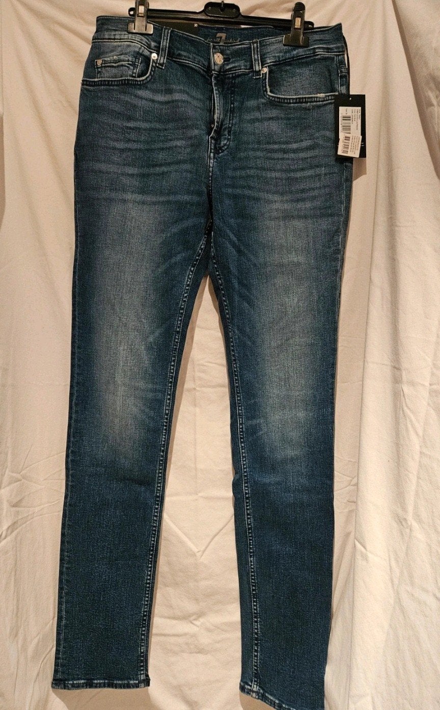 Heren spijkerbroek 7 for all mankind 30, 7 For All Mankind, Blauw, Overige maten, Ophalen of Verzenden