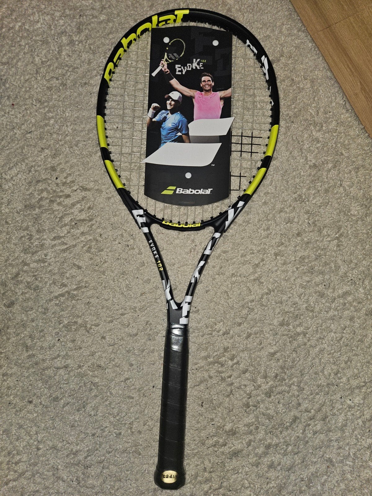 Babolat Evoke 102 Tennisracket - Nieuw met L2 Gripmaat, Nieuw, Racket, Babolat, Ophalen