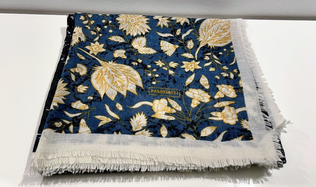 Passigatti vierkante foulard met bloemenprint, Kleding | Dames, Mutsen, Sjaals en Handschoenen, Passigatti, Ophalen of Verzenden