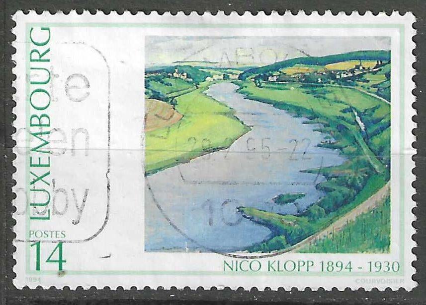 Luxemburg 1994 - Yvert 1289 - Nicolas Klopp  (ST), Verzenden, Luxemburg, Gestempeld