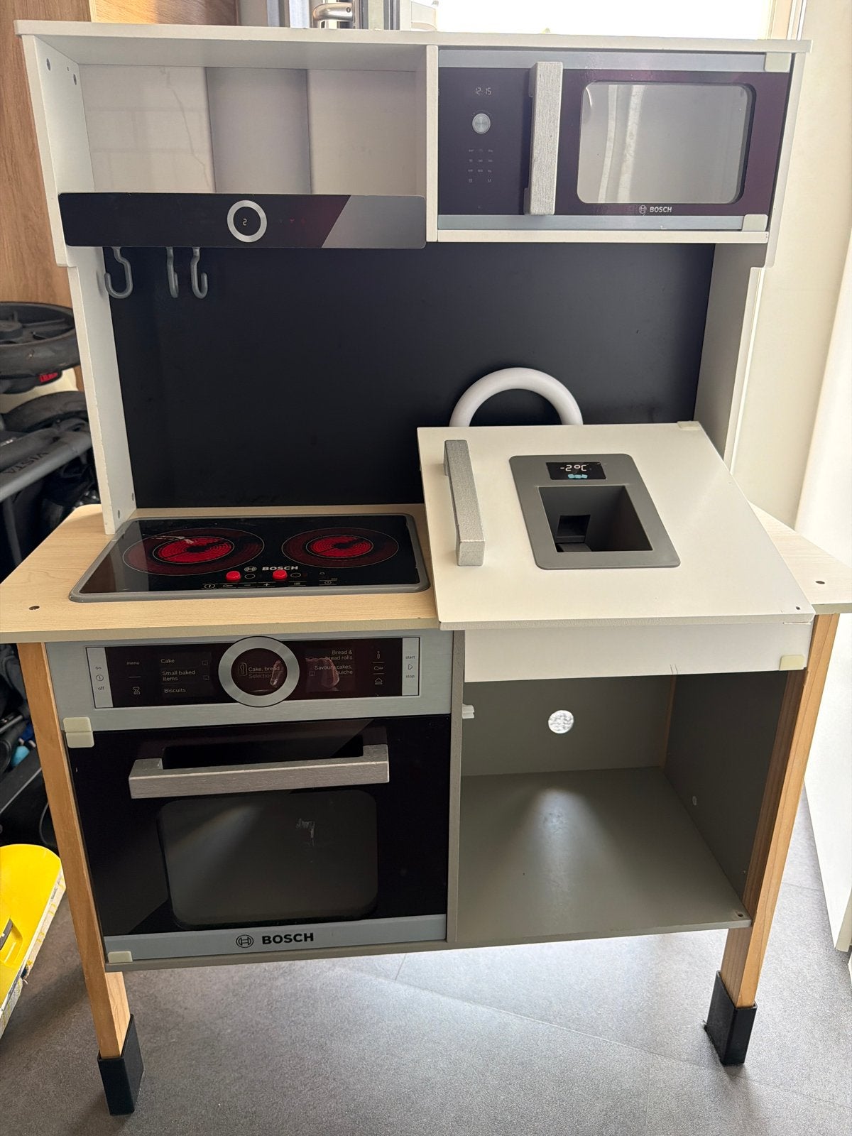 Bosch Speelkeuken met geluid, Kinderen en Baby's, Speelgoed | Speelkeukens, Ophalen, Gebruikt, Hout, Speelkeuken