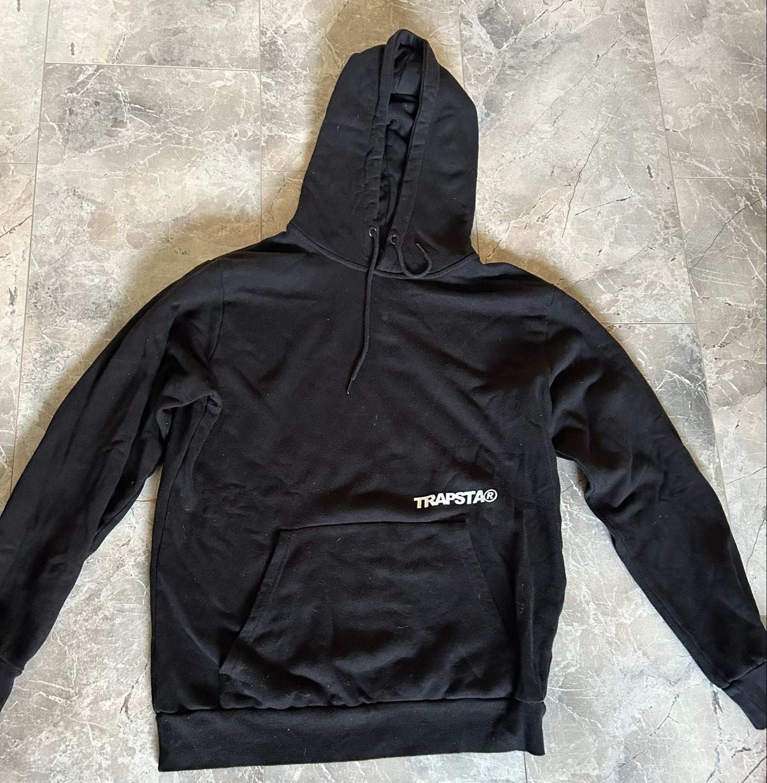 Originele Trapstar London Hoodie Zwart Maat L, Ophalen of Verzenden, Gedragen