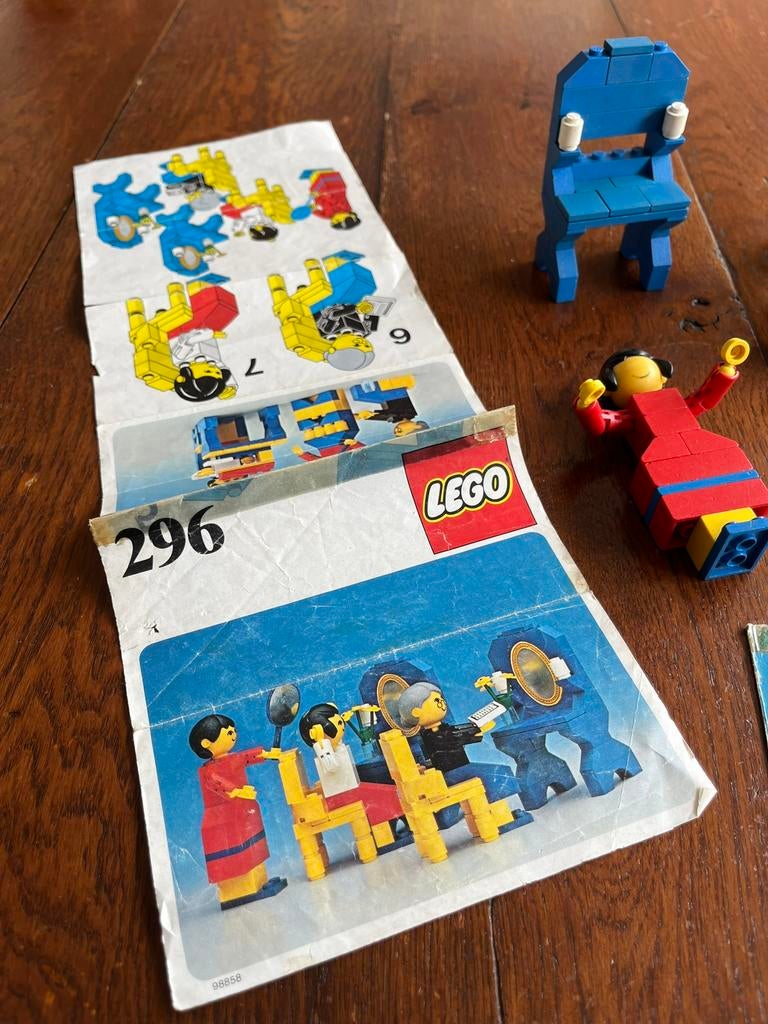 LEGO Classic 296 Kapsalon (niet compleet), Gebruikt, Lego, Ophalen of Verzenden, Inclusief minifiguren