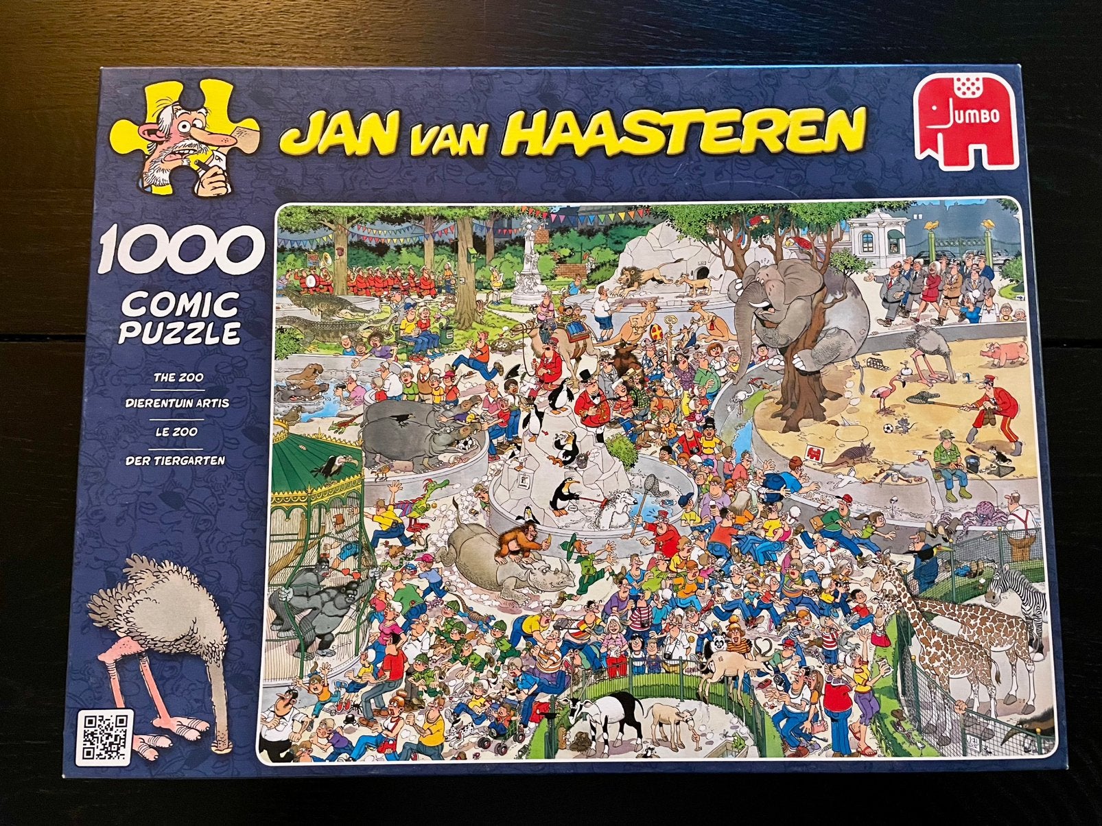 Puzzel Jan van Haasteren Dierentuin Artis, Hobby en Vrije tijd, Denksport en Puzzels, Ophalen, 500 t/m 1500 stukjes, Zo goed als nieuw