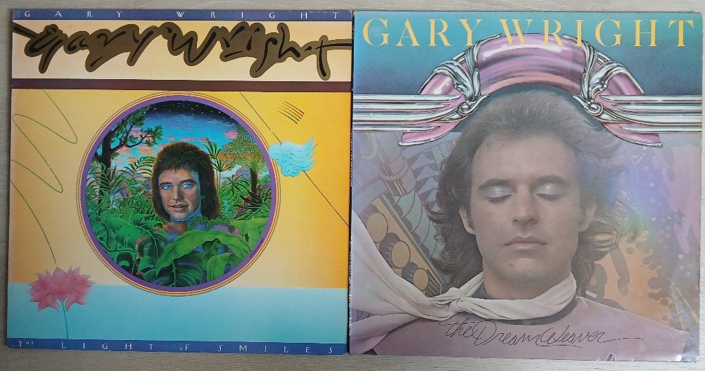 2 LP's van Gary Wright, LP, Gebruikt, Ophalen of Verzenden, Inclusief obi