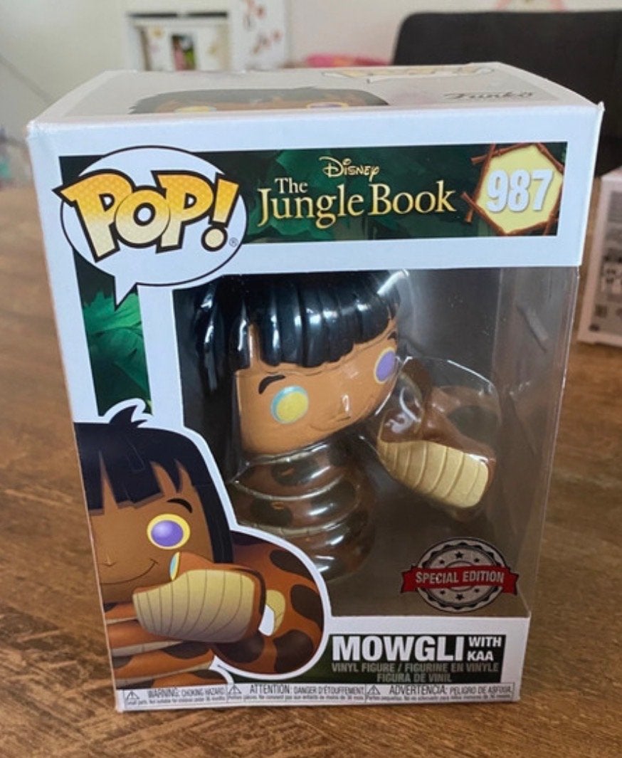 Funko Pop! Disney The Jungle Book Mowgli with Kaa #987, Ophalen of Verzenden, Nieuw