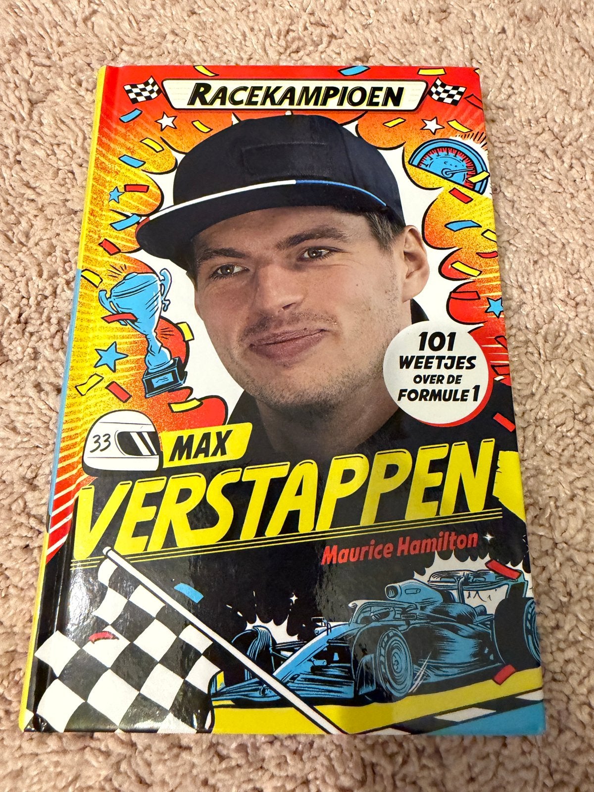 Boek Max Verstappen, Boeken, Ophalen of Verzenden, Zo goed als nieuw, Sport en Vrije tijd
