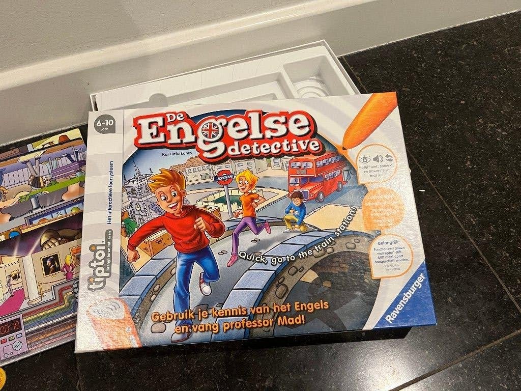 Tiptoi interactief spel De Engelse Detective, Kinderen en Baby's, Speelgoed | Educatief en Creatief, Ophalen of Verzenden, Zo goed als nieuw
