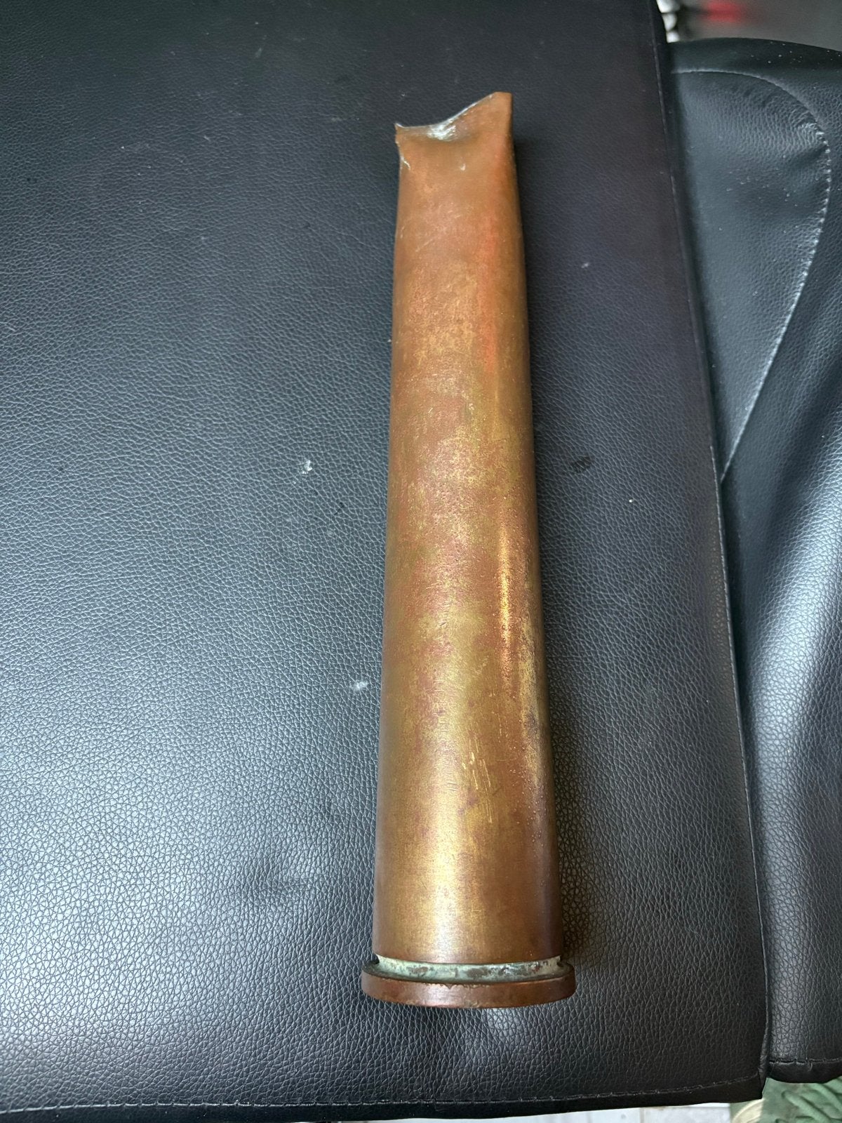 Originele WO2 Britse 40mm Bofors Huls 1943L.N.E. Gemarkeerd, Verzamelen, Ophalen of Verzenden, Landmacht, Overige gebieden, Hulzen of Bodemvondsten