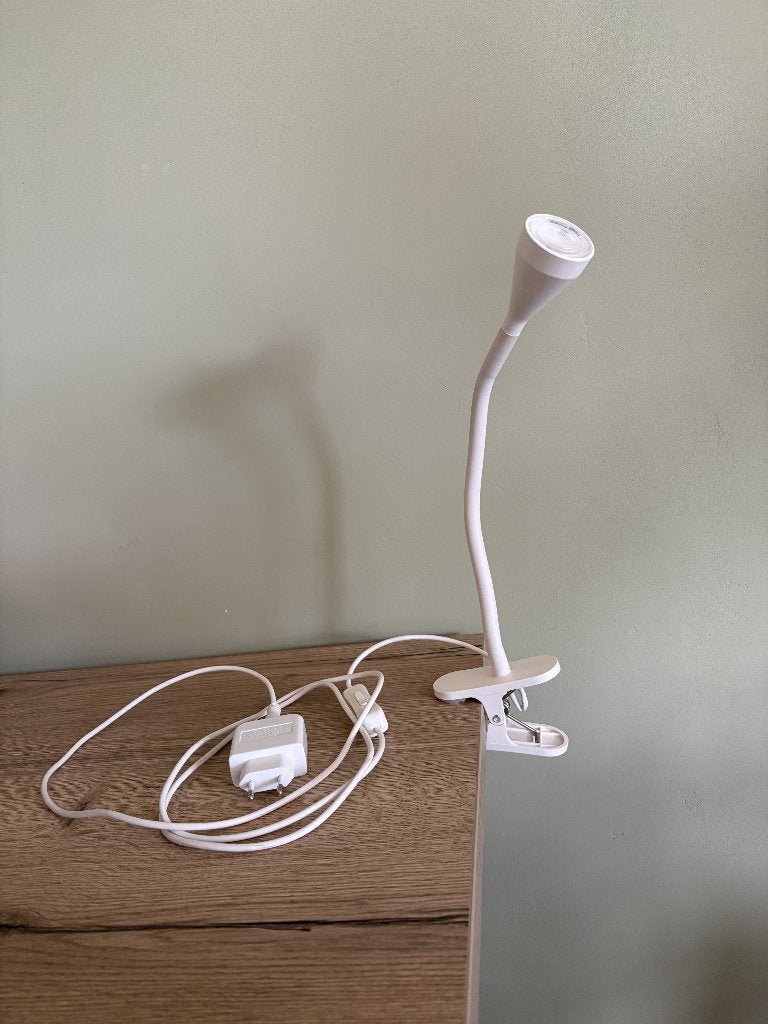 Ikea NÄVLINGE Led-klemspot, wit, Wit, IKEA, Zo goed als nieuw, Ophalen