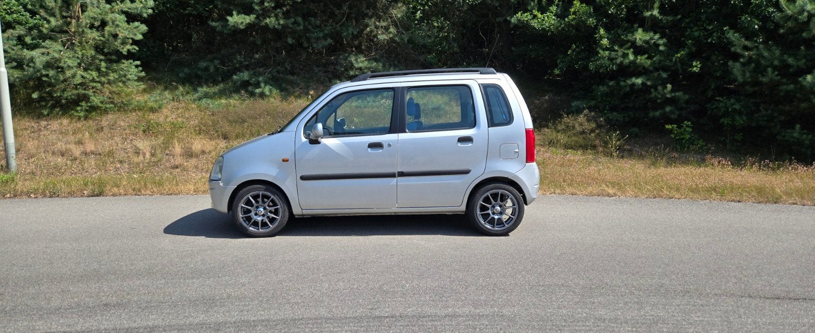Opel Agila 1.2 I 16V 2001 Grijs, Voorwielaandrijving, 15 km/l, 74 pk, 31 €/maand