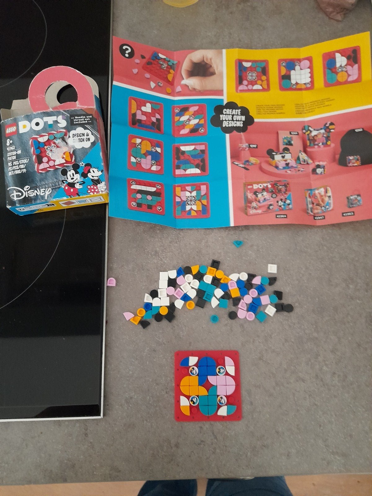 Zgan Lego Dots Disney Micky en Minnie Mouse vakantie tip, Lego, Ophalen of Verzenden, Zo goed als nieuw, Disney