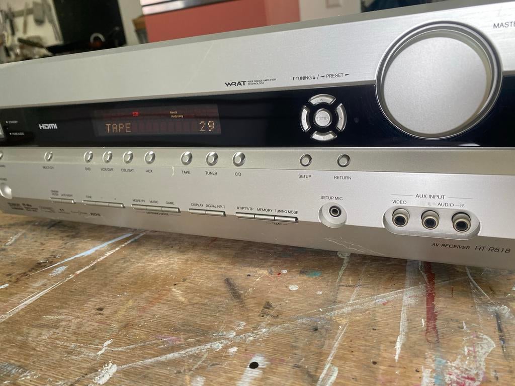 Onkyo HT-R518 AV Receiver - 5.1 Surround Sound, Ophalen, Gebruikt, 60 tot 120 watt, Onkyo