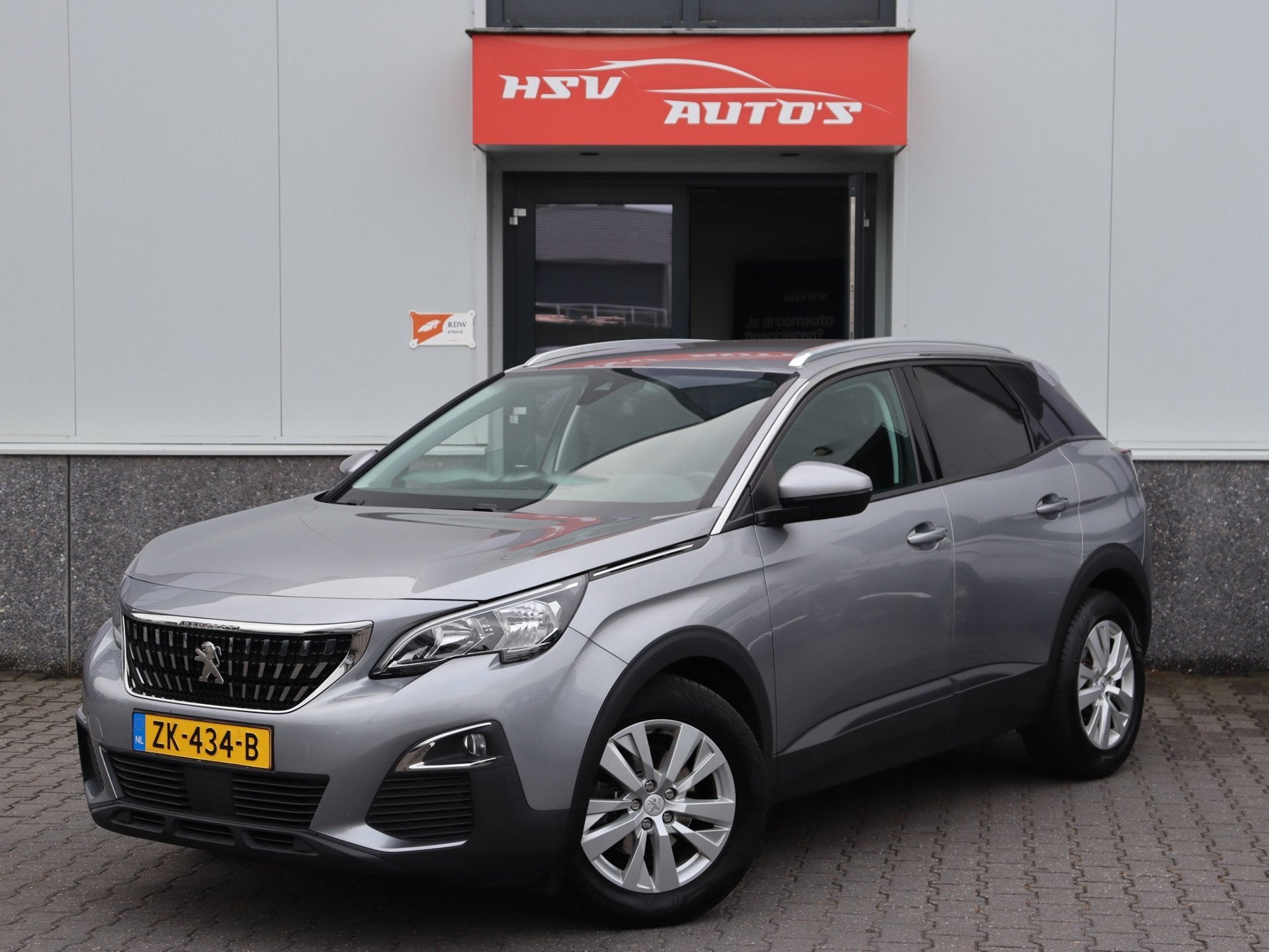 Peugeot 3008 1.2 PureTech Allure navi LM automaat, Auto's, Gebruikt, Euro 6, 1199 cc, Leder en Stof