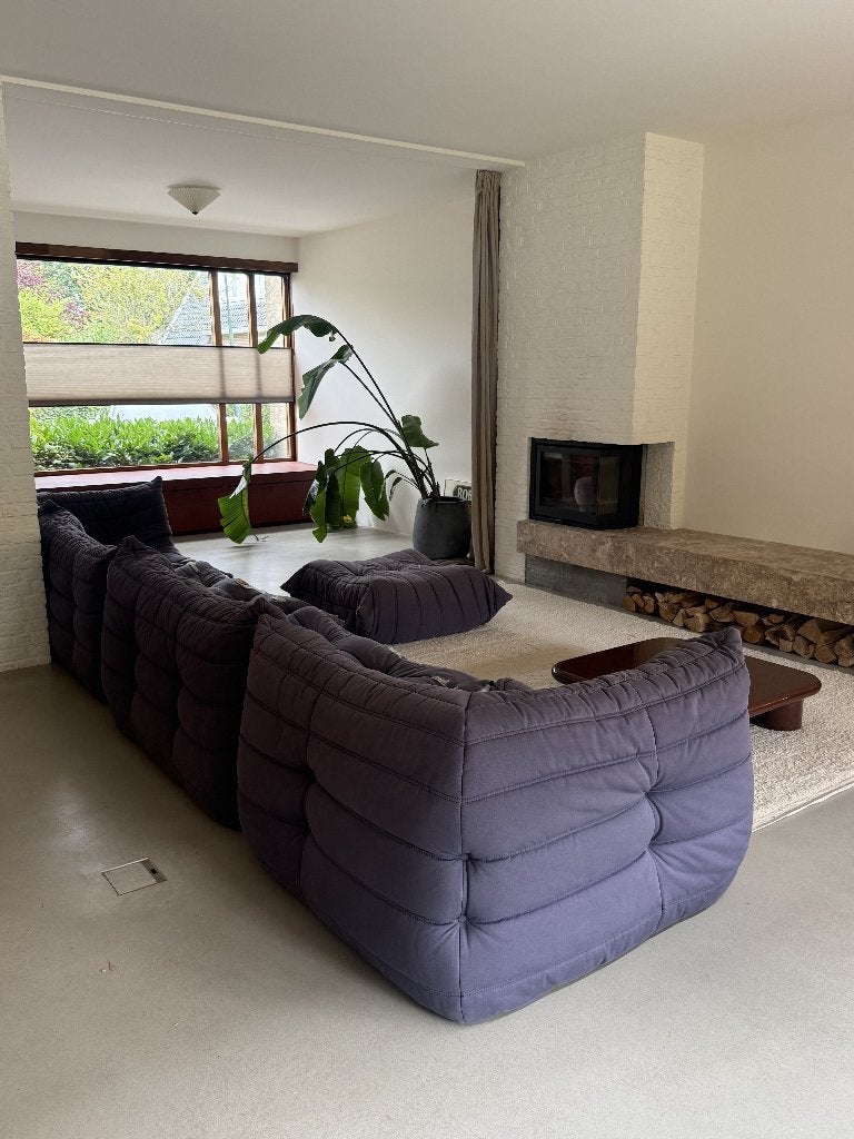 Ligne Roset Togo set - modulair midcentury, Ophalen, Gebruikt, 100 tot 125 cm, 300 cm of meer