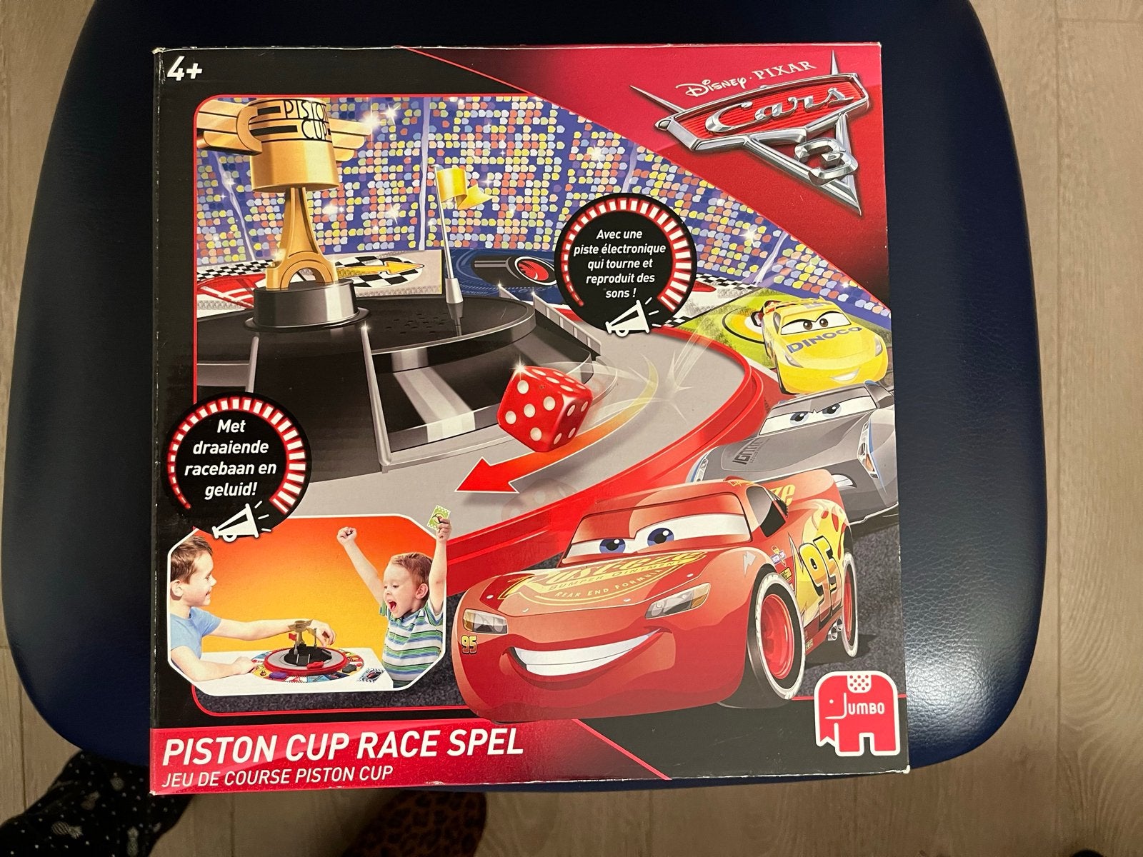 Disney Pixar Cars 3 Piston Cup Race Spel Jumbo, Drie of vier spelers, Ophalen of Verzenden, Zo goed als nieuw