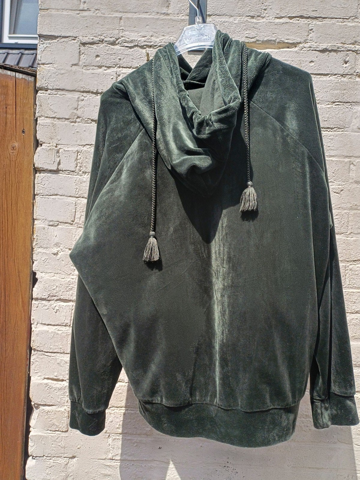 Hunkemöller huispak trui maat L - Groen velours, Maat 42/44 (L), Ophalen of Verzenden, Zo goed als nieuw, Hunkemöller