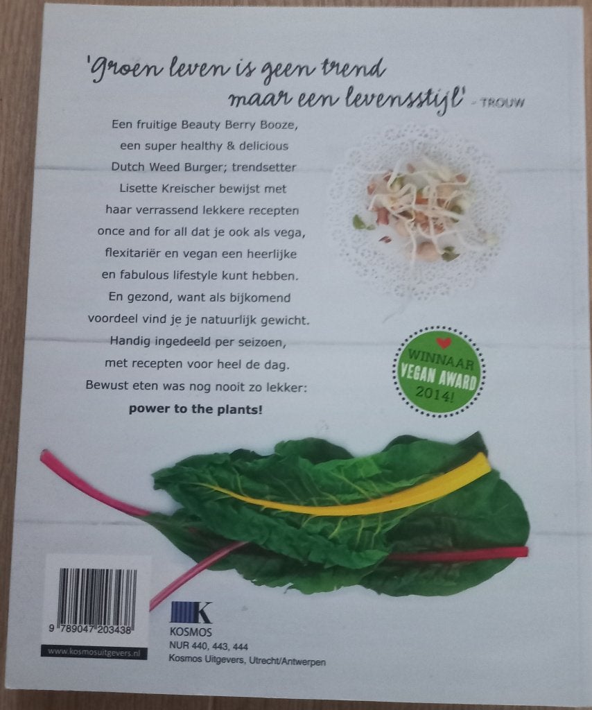 Plant Power - Lisette Kreischer, Boeken, Ophalen of Verzenden, Zo goed als nieuw, Lisette Kreischer & Maartje Borst, Gezond koken
