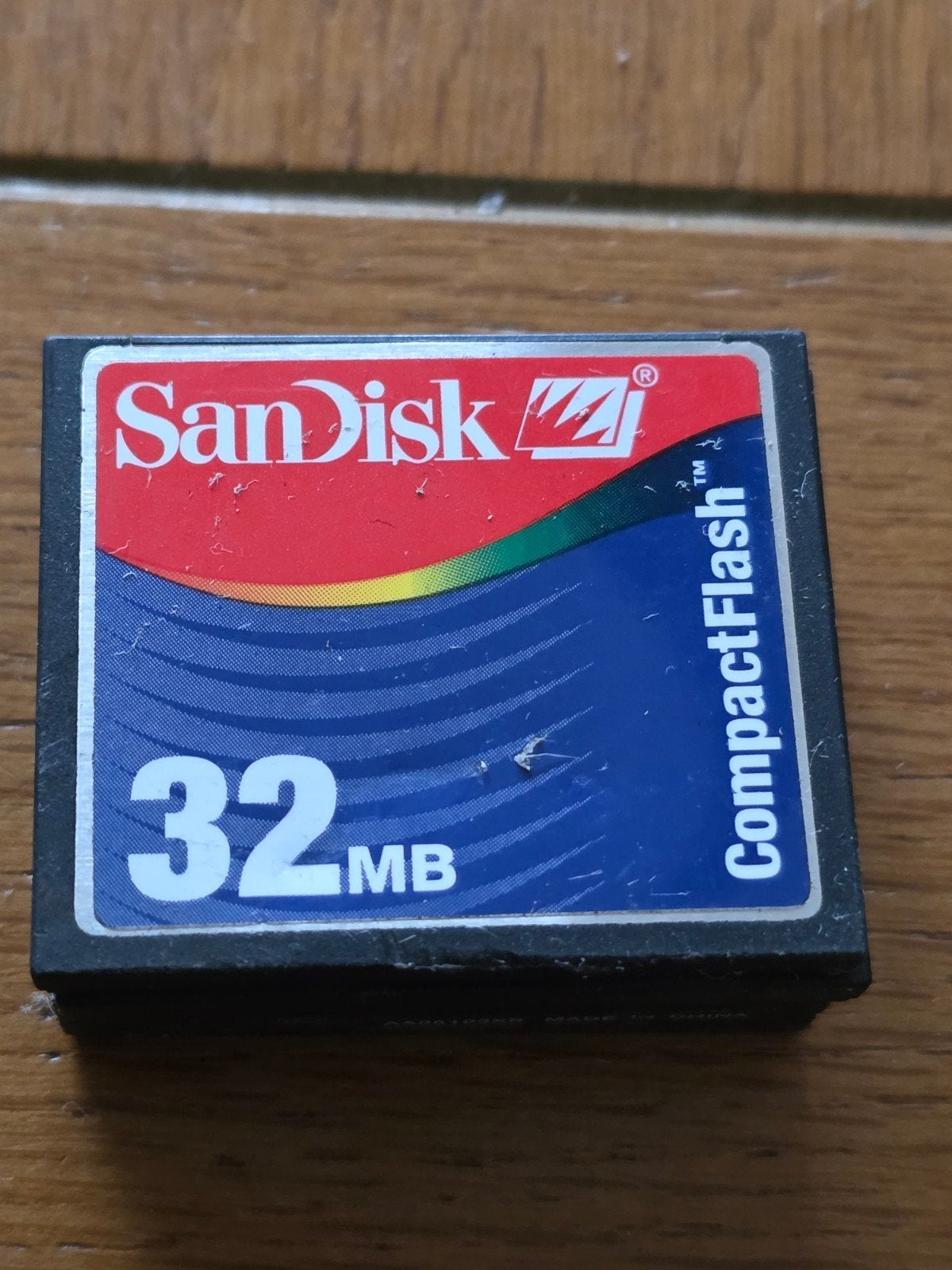 SanDisk CompactFlash 32MB Geheugenkaart, Gebruikt, SanDisk, Minder dan 2 GB, Ophalen of Verzenden