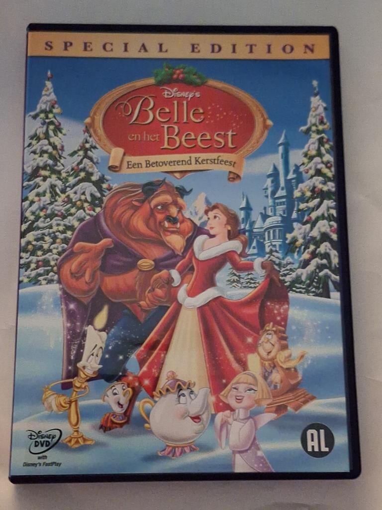 Belle En Het Beest. Een Betoverende Kerstfeest. Dvd., Tekenfilm, Alle leeftijden, Overige soorten, Ophalen of Verzenden