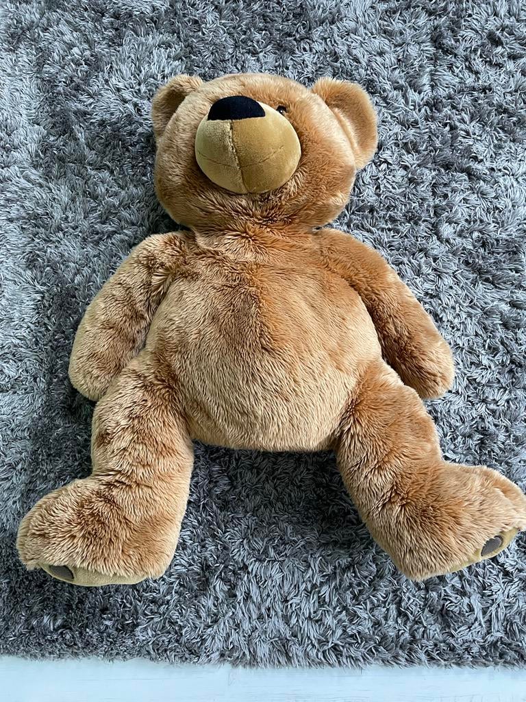 Grote teddybeer van 1 meter hoog, Beer, Ophalen of Verzenden, Zo goed als nieuw, Bruin
