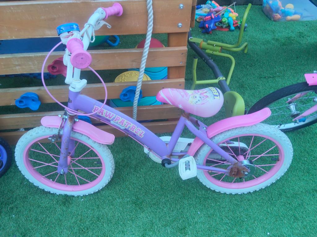 Kinderfiets 16 inch, Ophalen, Gebruikt, 16 tot 20 inch, Zijwieltjes