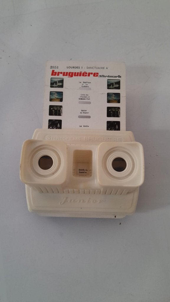 Stereoclic Bruguière Junior 3D Kijker/viemaster met Doos, Ophalen of Verzenden, Zo goed als nieuw