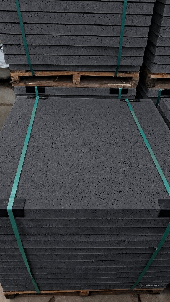 Oud-Hollandse betontegels 80x80x5 cm antraciet, Tuin en Terras, Tegels en Klinkers, Ophalen, Nieuw, 10 m² of meer, Beton