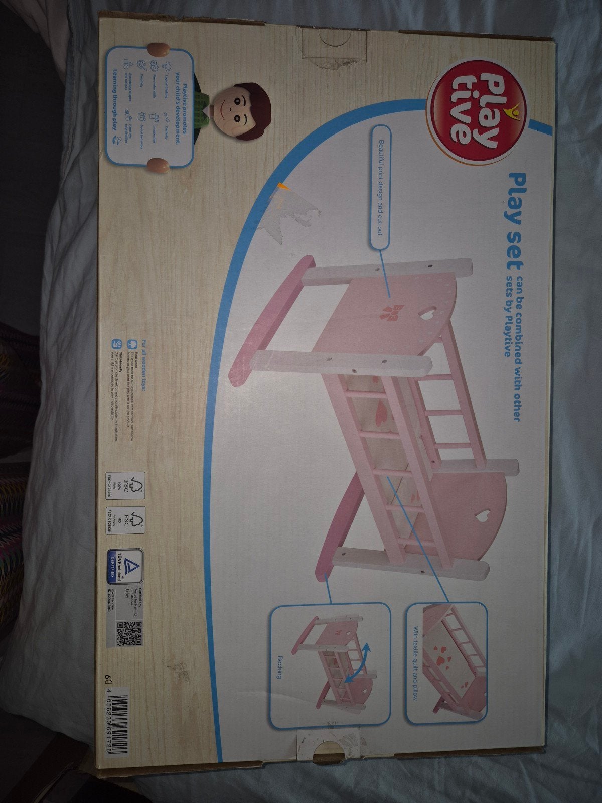 Playtive Houten Schommel Wieg voor Poppen, Ophalen, Nieuw, Overige typen