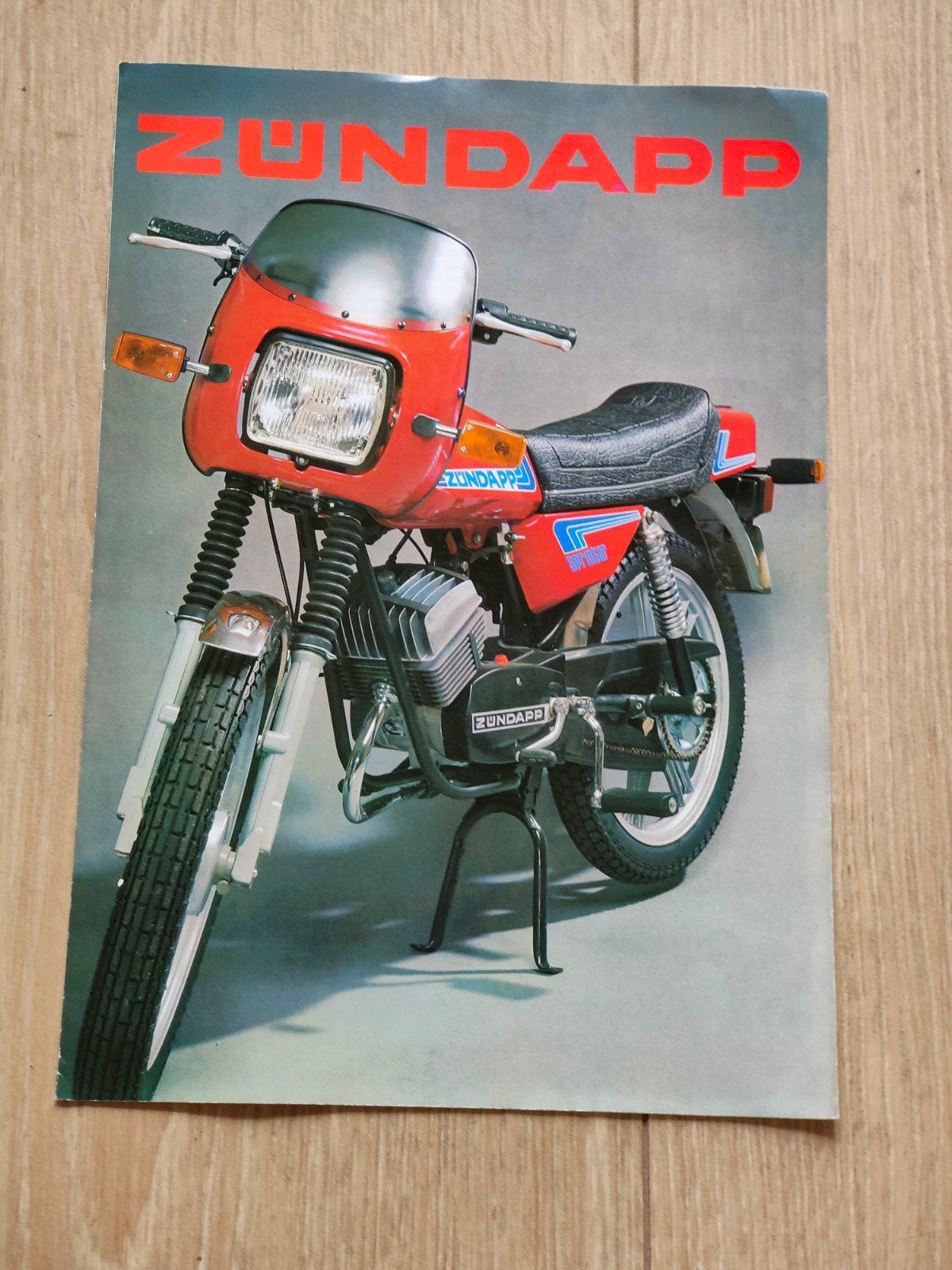 vintage Zündapp folder. ik, Ophalen of Verzenden, Zo goed als nieuw