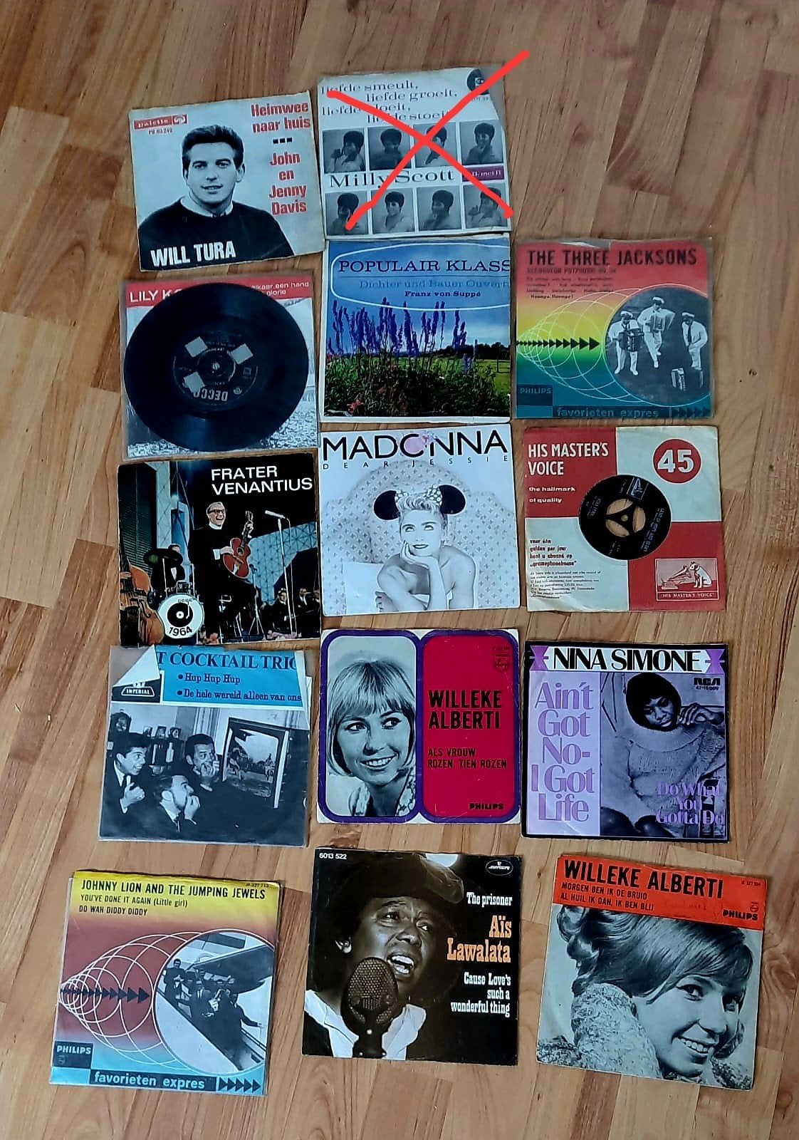 Te koop; diverse singles, Ophalen, Gebruikt, Overige formaten