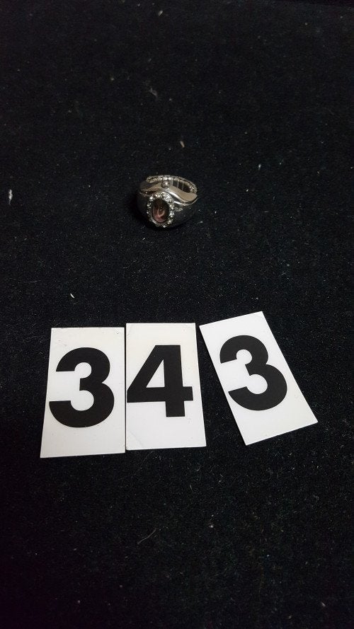 ring [343] met klok en diamantjes, Ophalen of Verzenden, 'T Olde Gre-j, Info@toldegrej.nl, Endepoelstraat 20f Didam