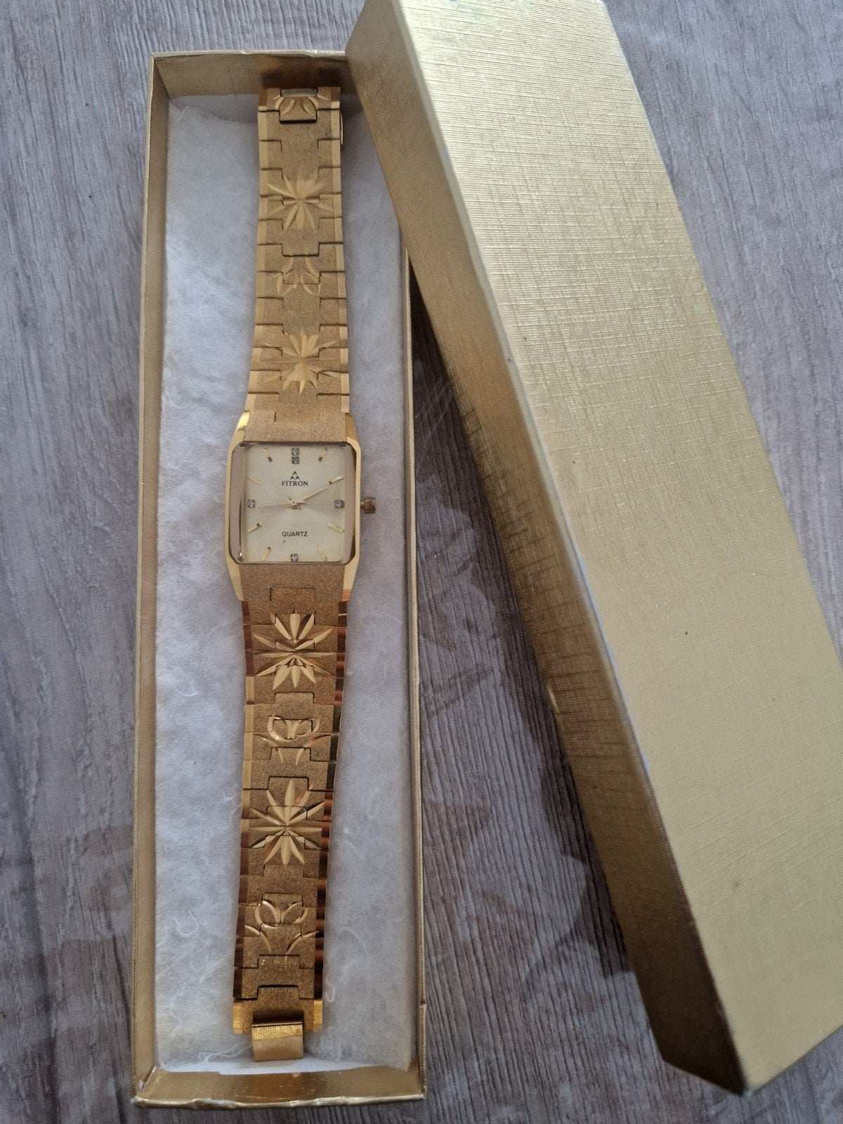 Fitron horloge, Overige merken, Staal, Staal, Polshorloge