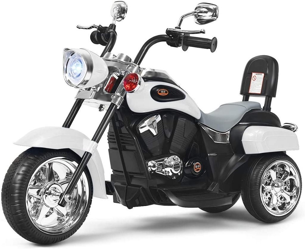 Elektrische Motorfiets Trike Driewieler Vanaf 3 jaar. Wit, Ophalen of Verzenden, Nieuw, Overige typen