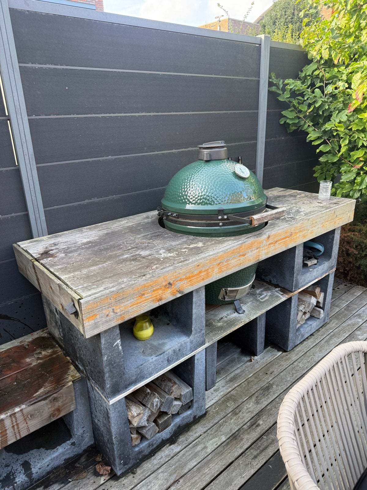 Gratis af te halen: buitenkeuken voor kamado / Big Green Egg, Tuin en Terras, Ophalen, Gebruikt