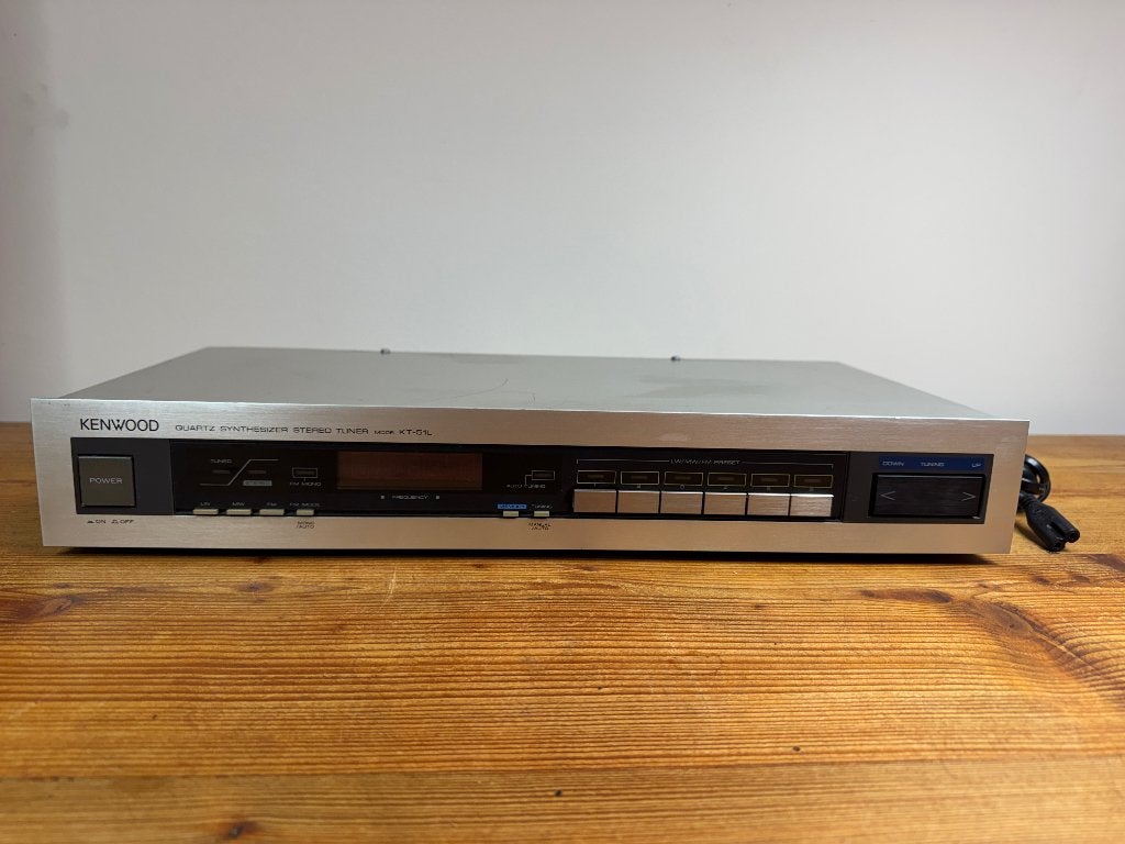 Kenwood quartz synthersizer stereo tuner KT-51L, Audio, Tv en Foto, Tuners, Ophalen of Verzenden, Gebruikt