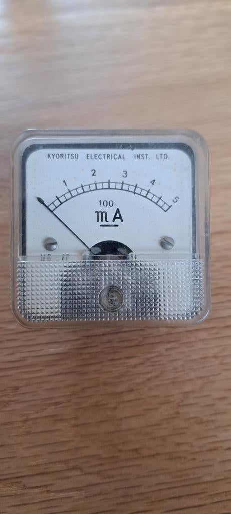 Kyoritsu 100mA Analoge Ampèremeter, Ophalen of Verzenden