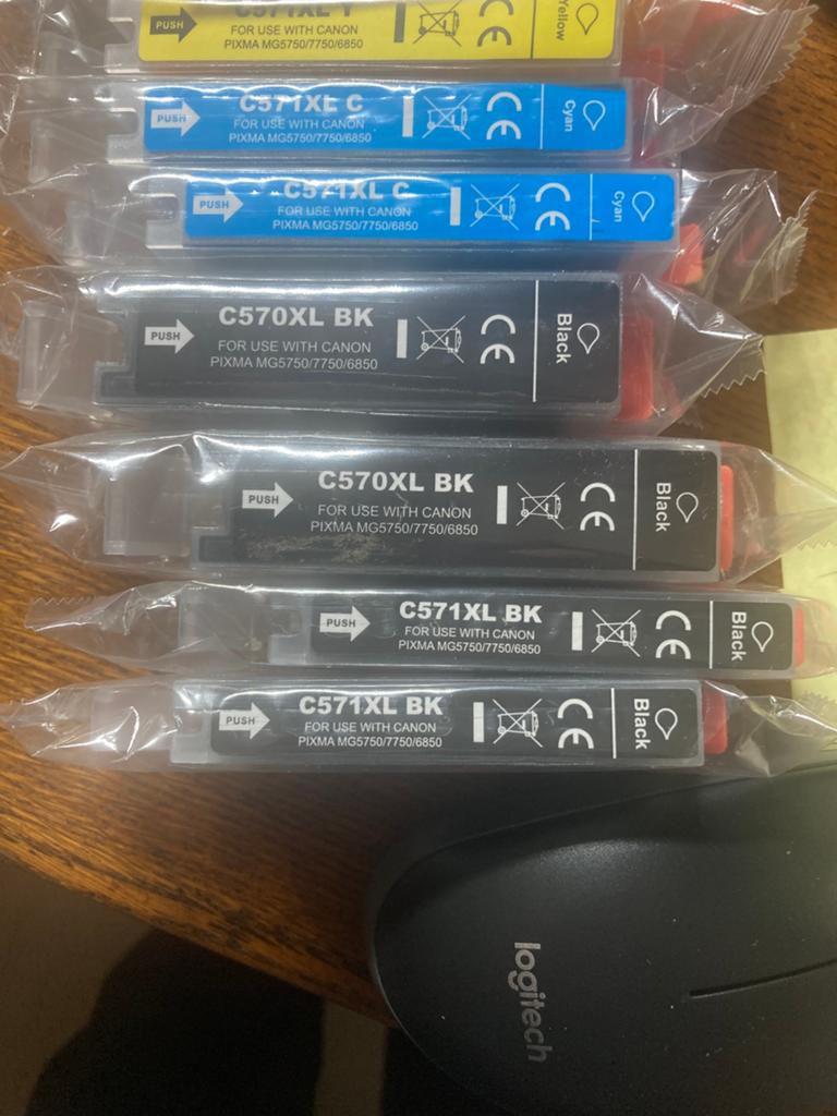 Inktcartrige canon mg6850, Ophalen of Verzenden, Niet werkend, Cartridge