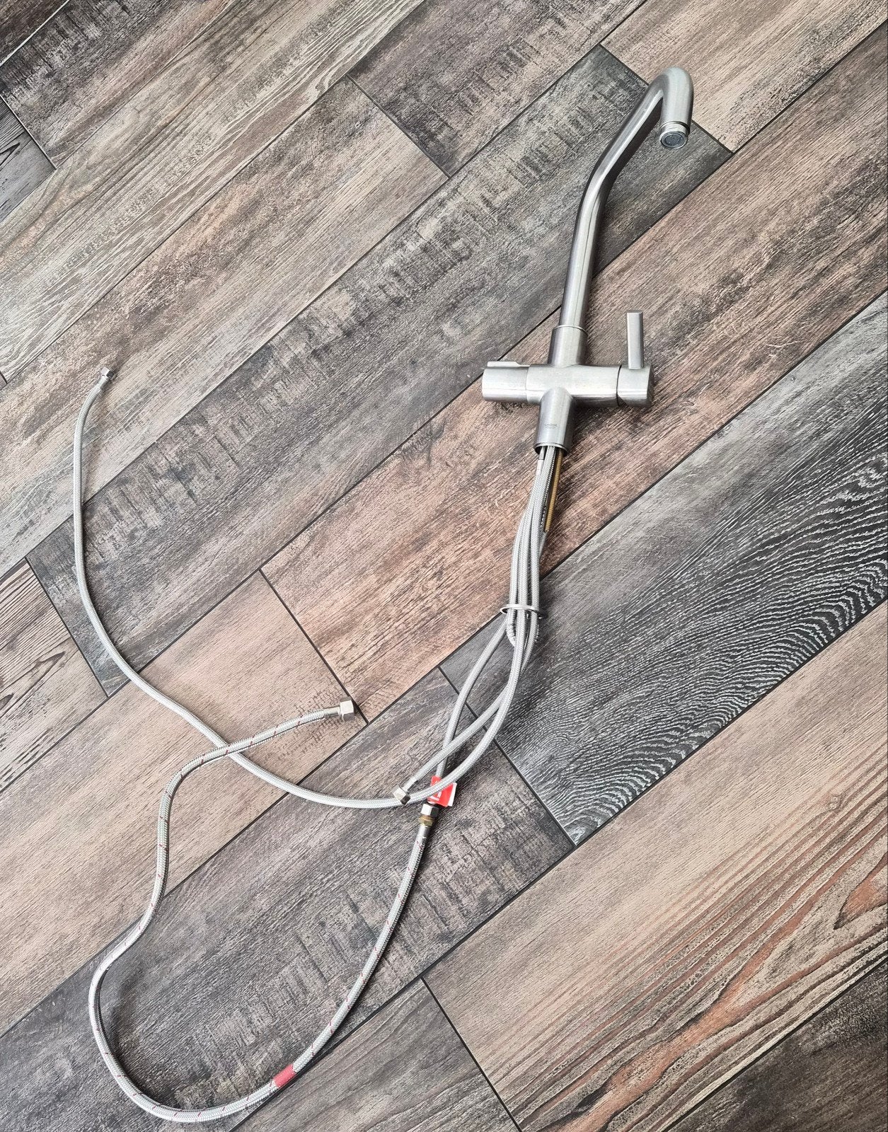 Grohe Red Duo kraan Supersteel U-vorm (zonder boiler), Grohe, Zilver, Ophalen of Verzenden, Zo goed als nieuw