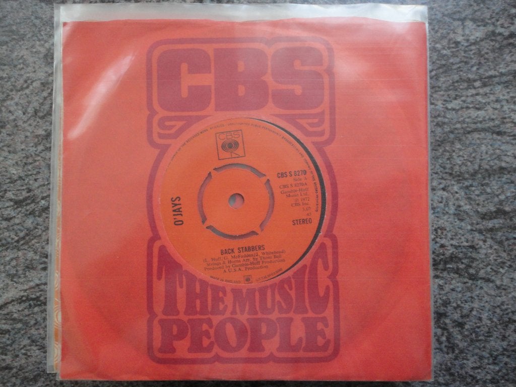 O'Jays - Back stabbers UK 1972, Gebruikt, Originele persing, 7 inch, Ophalen of Verzenden