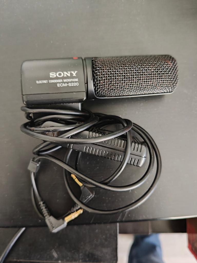 Sony ECM-S220 Microfoon stereo, Muziek en Instrumenten, Microfoons, Ophalen of Verzenden, Gebruikt, Overige typen