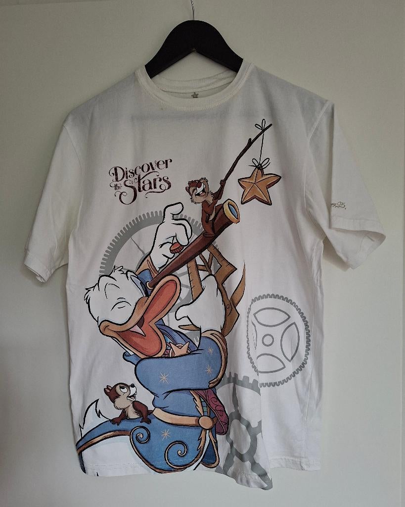 Knabbel Babbel Donald Duck t-shirt 25 jaar Disneyland Parijs, Ophalen of Verzenden, Overige figuren, Gebruikt, Kleding of Textiel