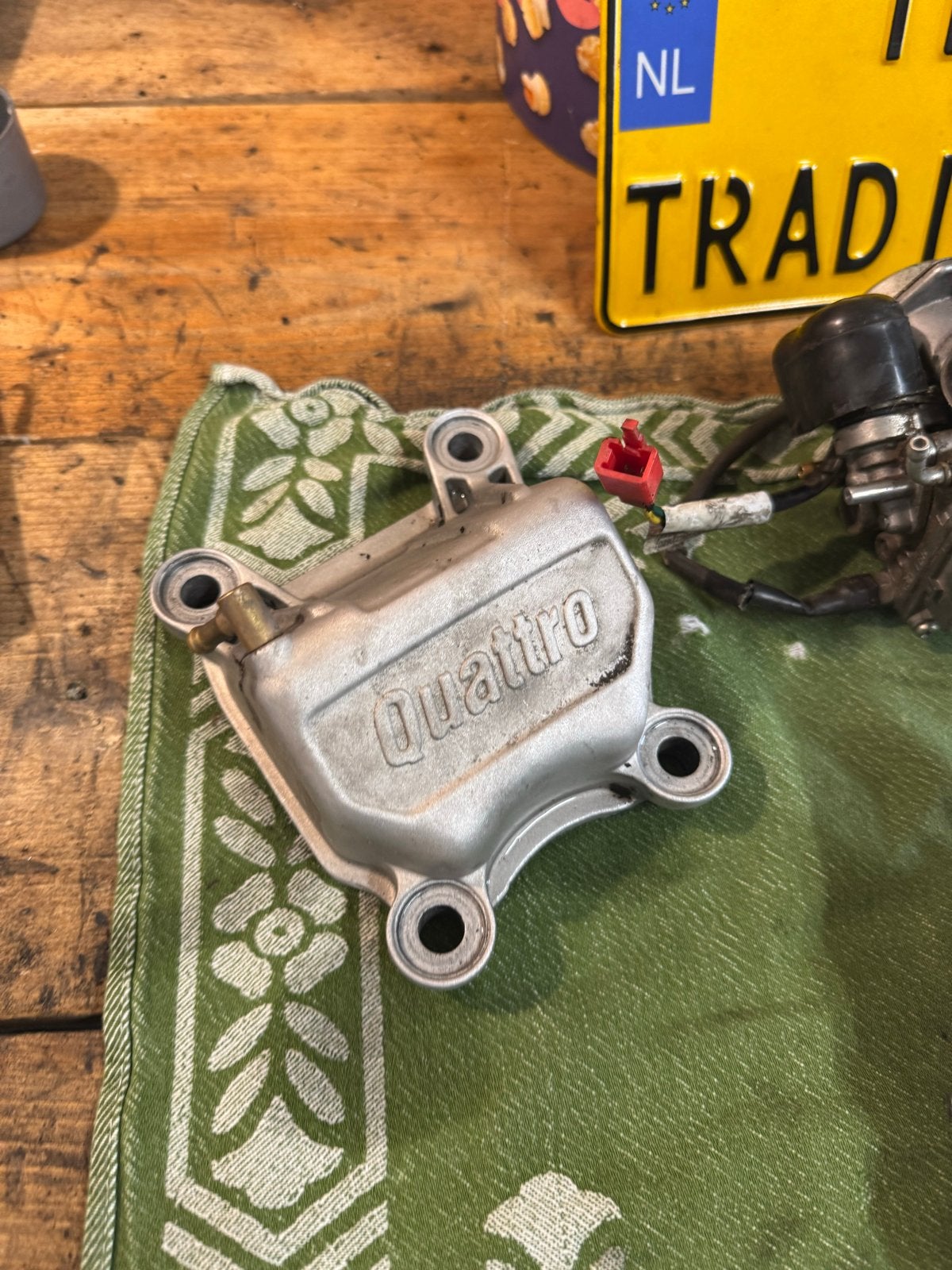 Vespa/Piaggio 4V cilinderkop set zonder nokkenas, Ophalen of Verzenden, Gebruikt, Cilinder, Vespa