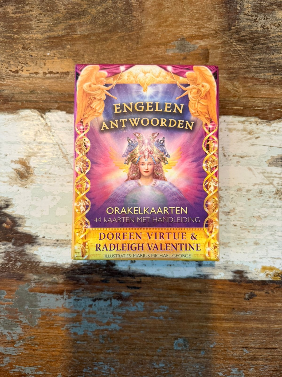 Doreen Virtue & Radleigh Valentine - Engelen antwoorden, Tarot of Kaarten leggen, Overige typen, Ophalen of Verzenden, Zo goed als nieuw