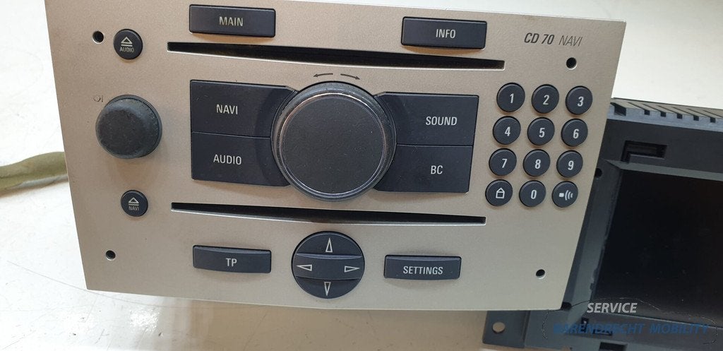 CD70 navigatie radio systeem Opel Astra H Zafira B GMGEHU4C5, Gebruikt, Opel Automobile GmbH, Ophalen of Verzenden, Kontakt@opel-infoservice.de