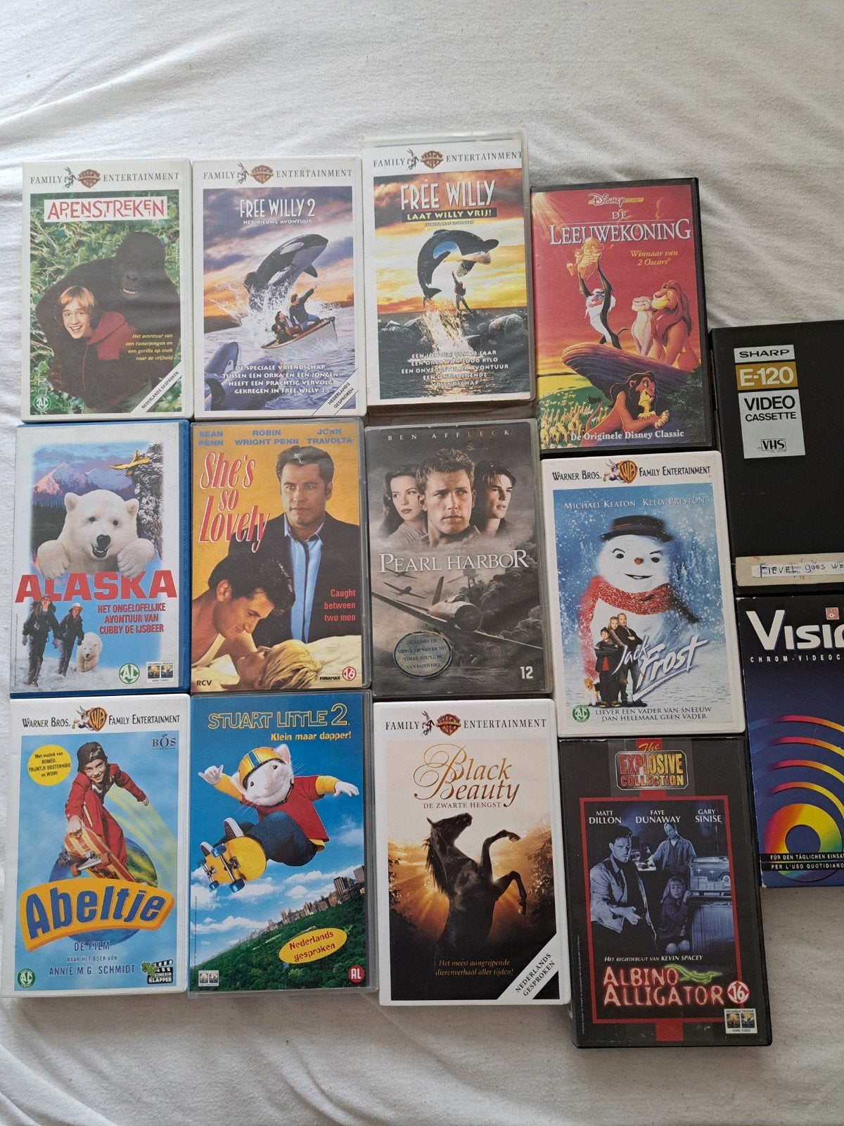 Partij VHS videobanden, Alle leeftijden, Ophalen, Gebruikt, Overige genres