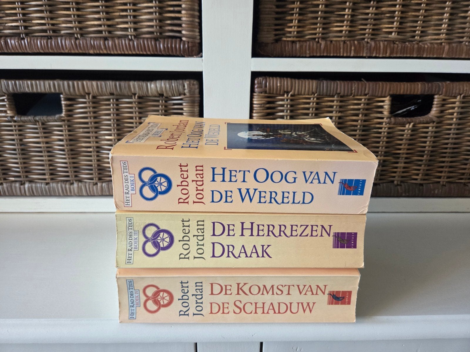 Robert Jordan - het rad des tijds (4 stuks), Boeken, Ophalen of Verzenden, Gelezen