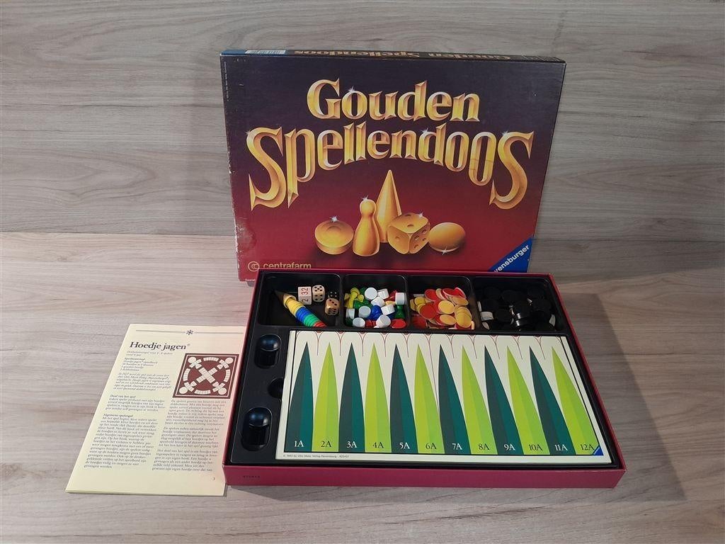 Gouden spellendoos - s5835