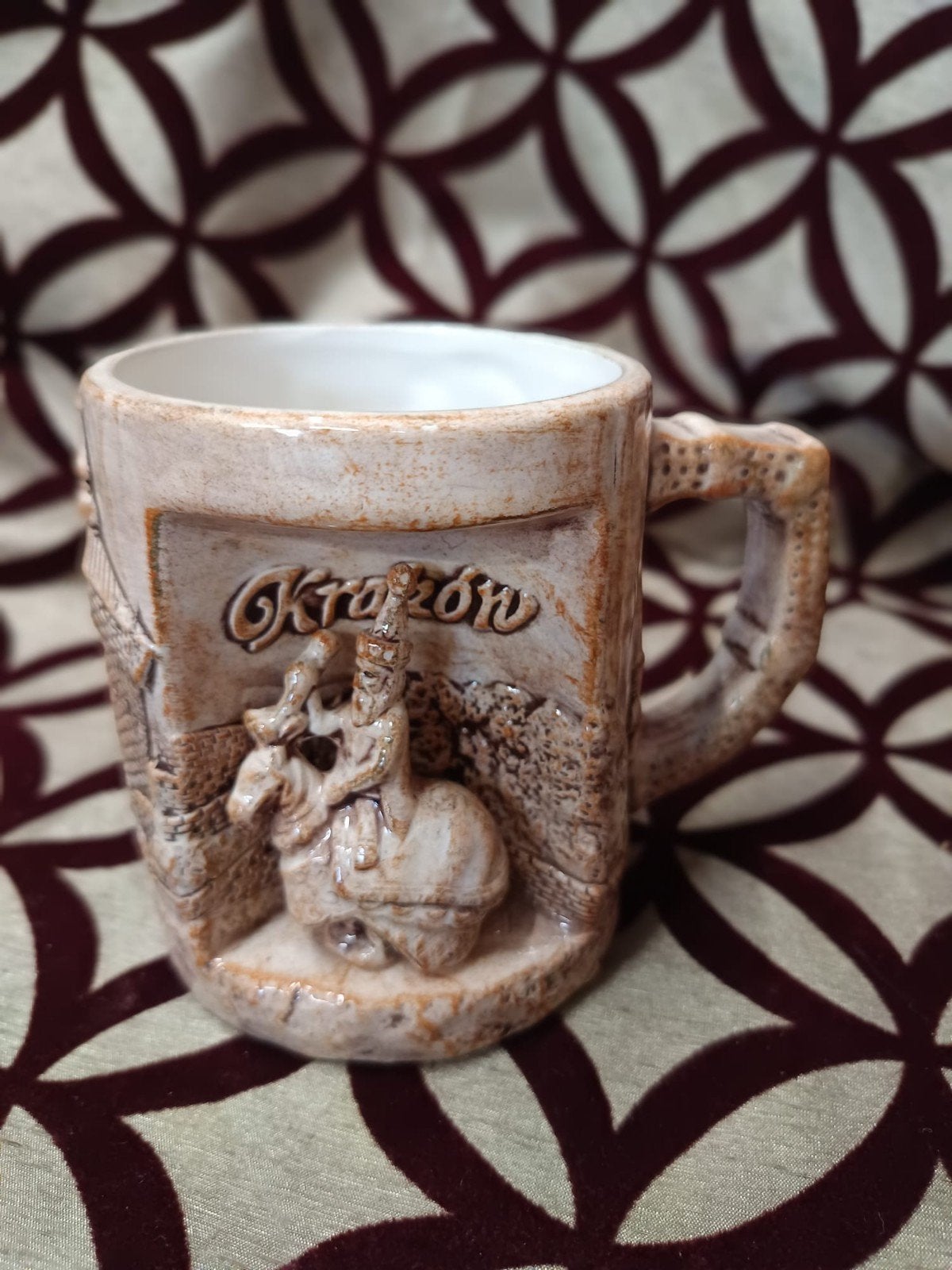 Krakau Souvenir Mok - Uniek Keramiek Design, Antiek en Kunst, Ophalen of Verzenden
