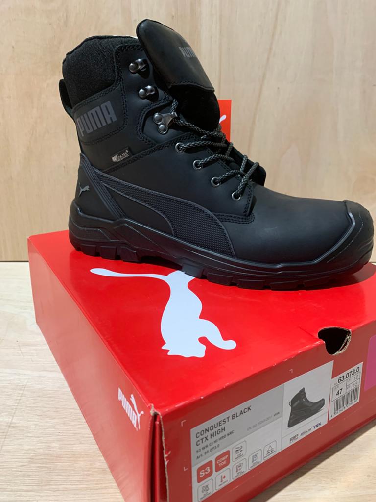 Puma Conquest S3 Werkschoenen Zwart Hoog – Maat 47 – Nieuw, Zwart, Puma, Nieuw, Ophalen of Verzenden
